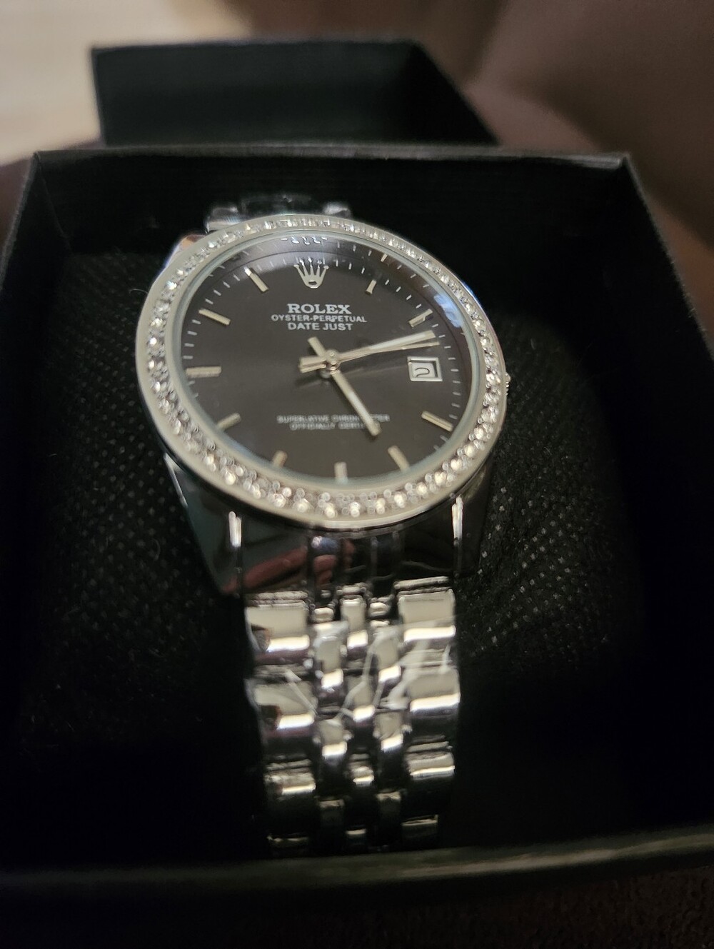 Silver Tone Fashion Inspired Watch - Picture 2 of 4